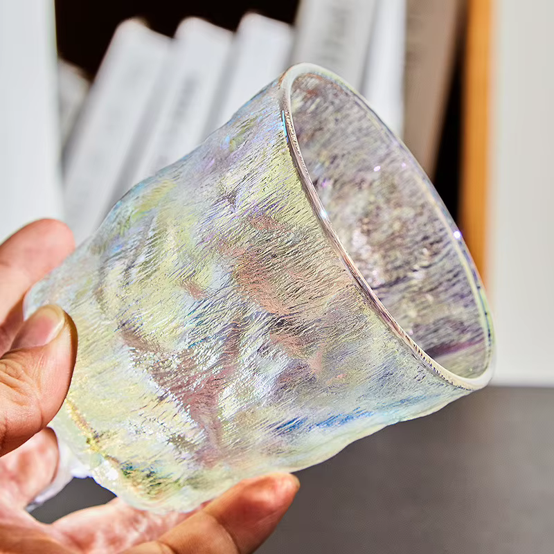 Verre à motif glacier pour ménage