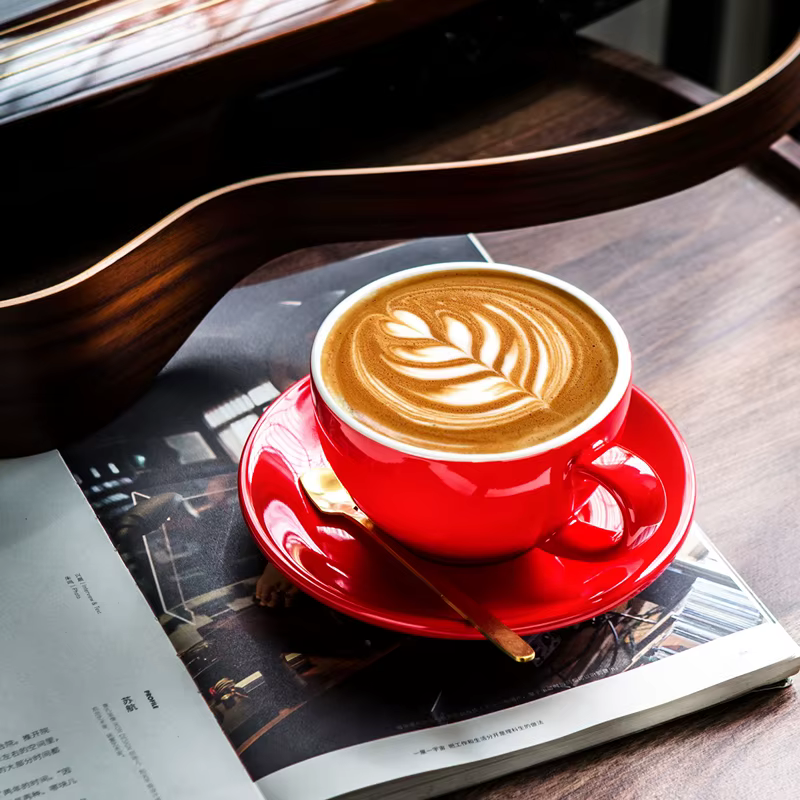 Tasse à café en céramique épaisse créative 350ml Latte Cappuccino