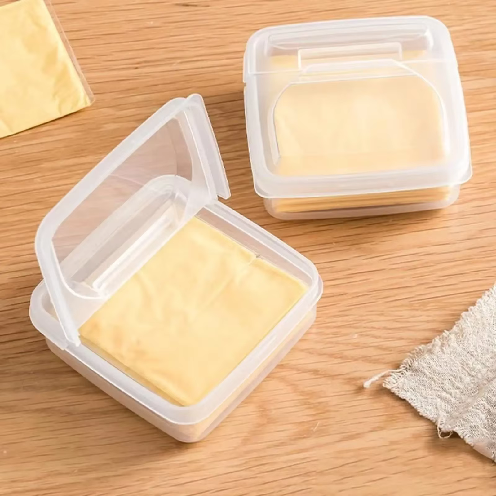 Récipient de fromage en tranches pour réfrigérateur