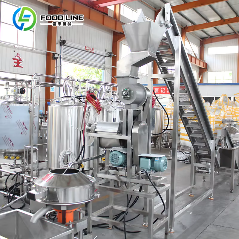 Ligne de production de jus de pomme, machine industrielle de pressage de jus pour le traitement des fruits (pomme, noix de cajou) et des boissons, sur mesure