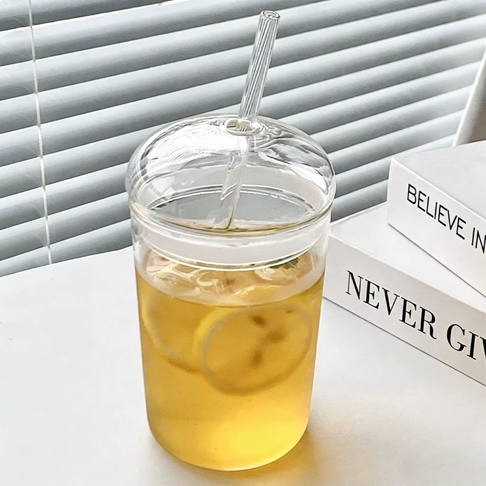 Gobelet en verre borosilicate de haute qualité