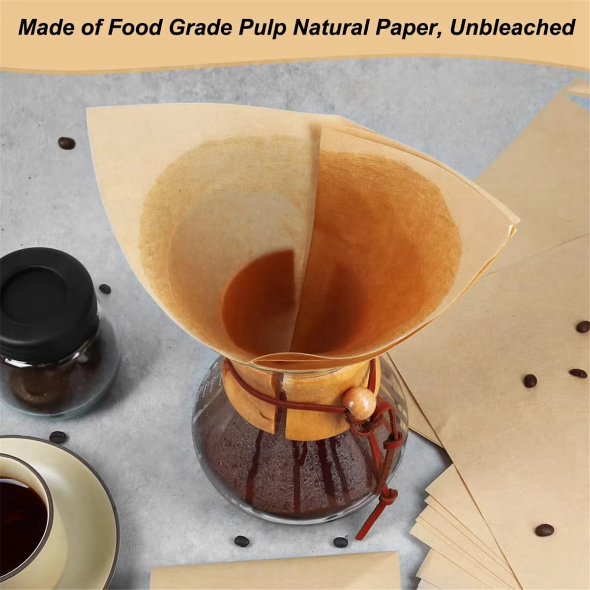 N-ABUB 100 pièces verser sur filtre à café