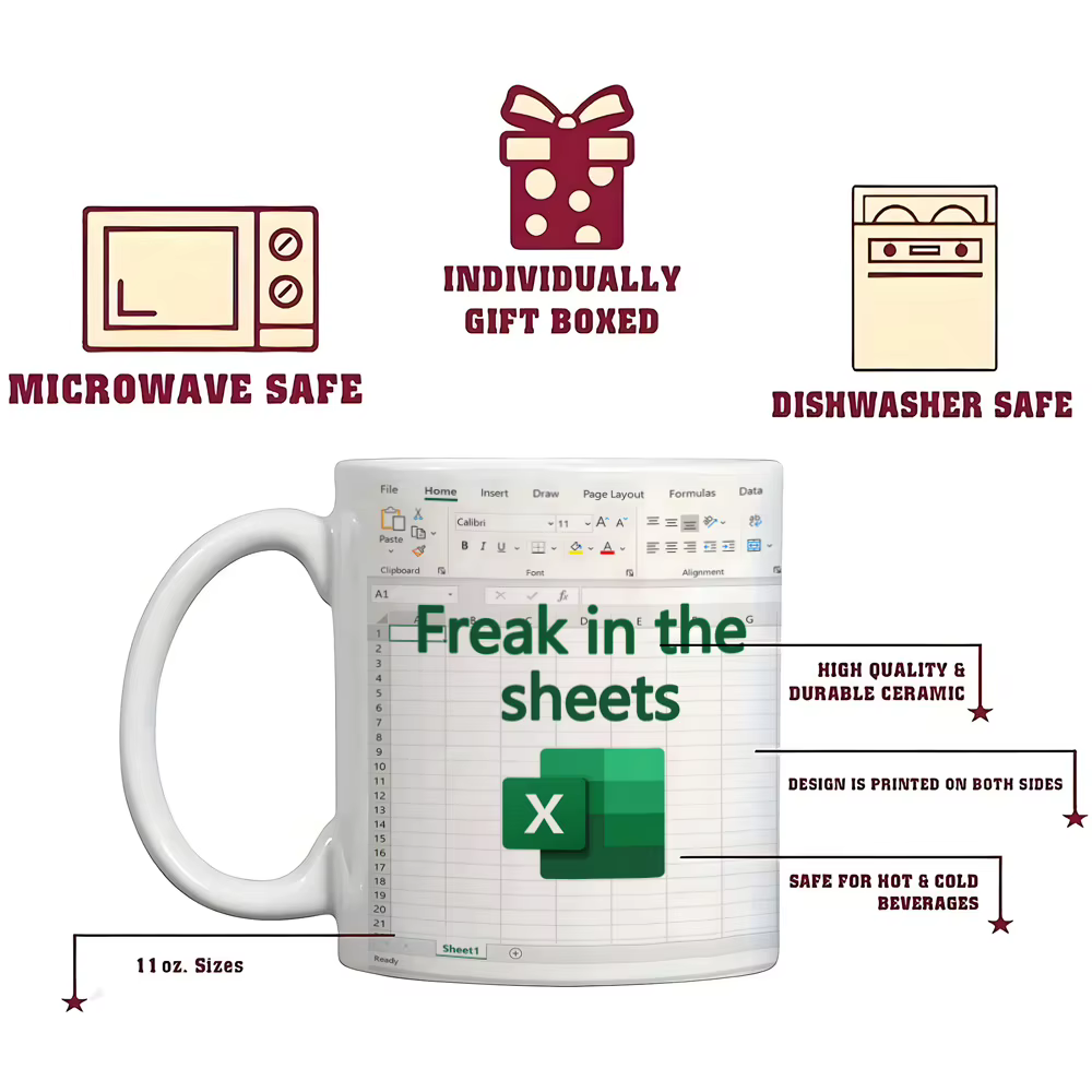 Tasse à café en céramique Excel