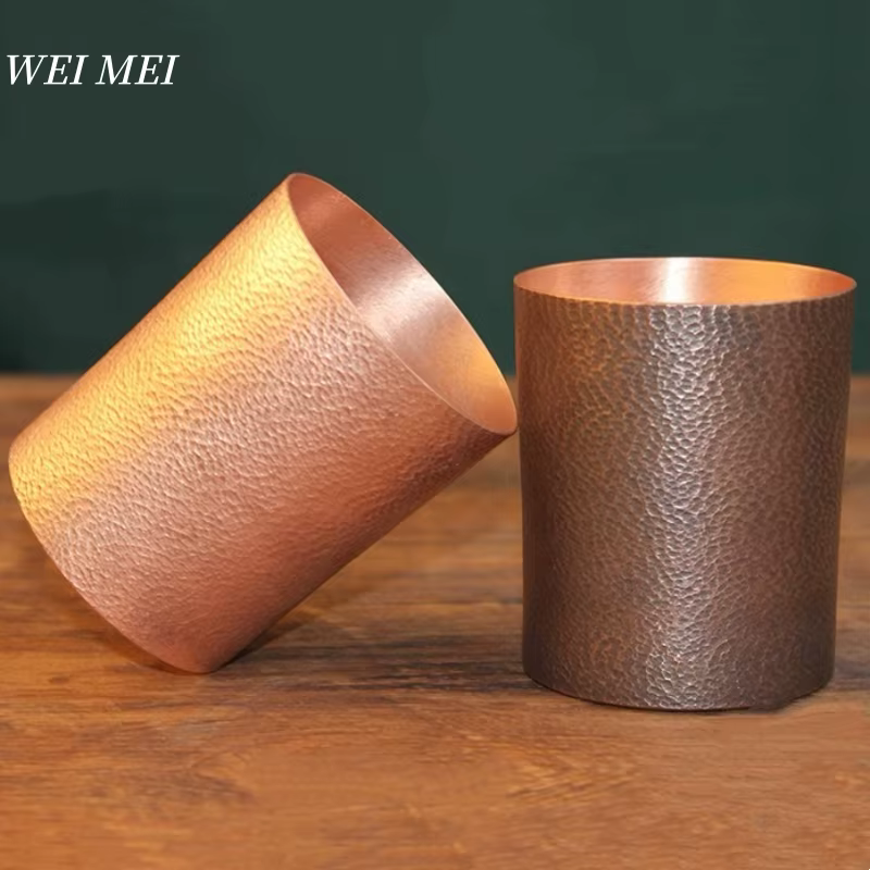 Tasse à café en cuivre pur fabriquée à la main