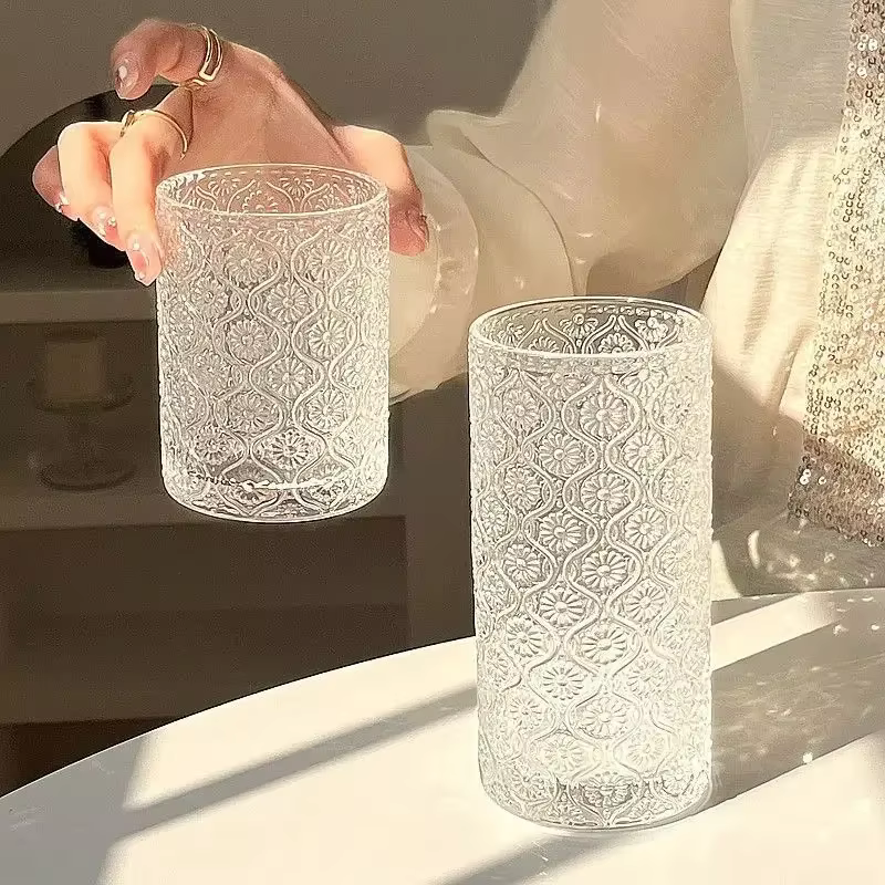 Ins Begonia Verre Sculpté Simple