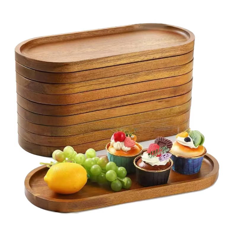 NOUVEAU Service de table en bois massif