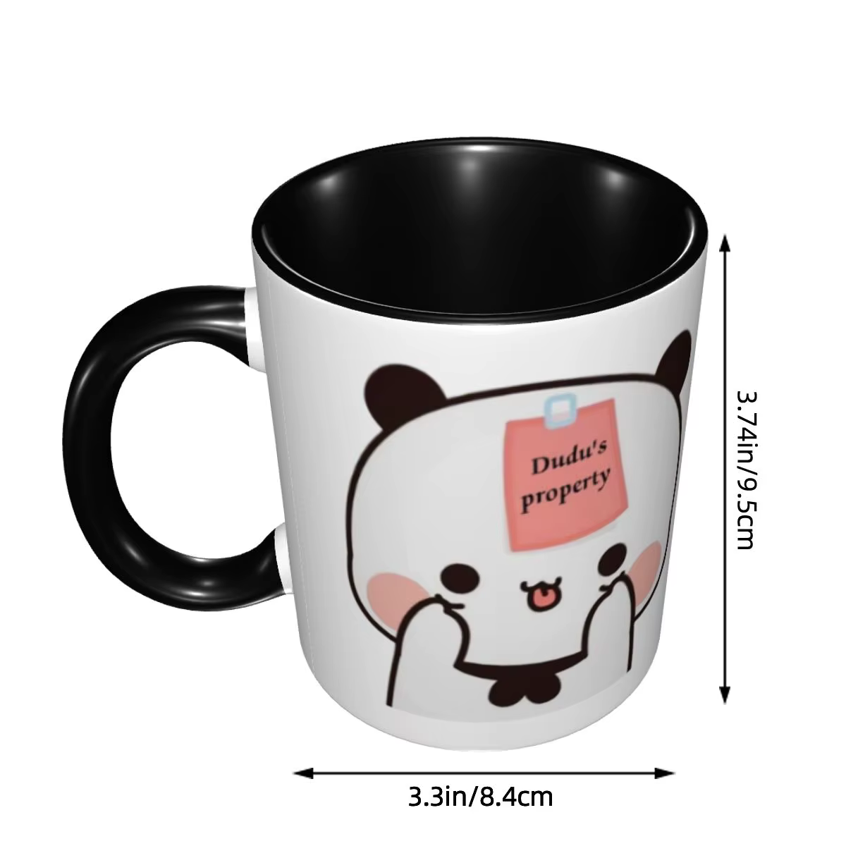 Bubu Dudu Panda et Brownie ours Couple tasses à café bricolage tasse en céramique personnalisée cadeau créatif