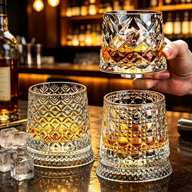 # # Verre à whisky rotatif de 280 ml