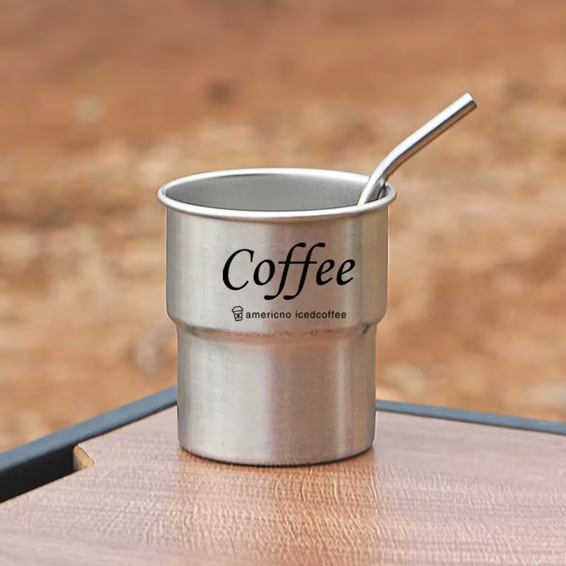 Tasse à café en acier inoxydable 304