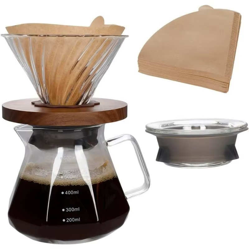 Carafe à expresso en verre diamanté 400/600 ml