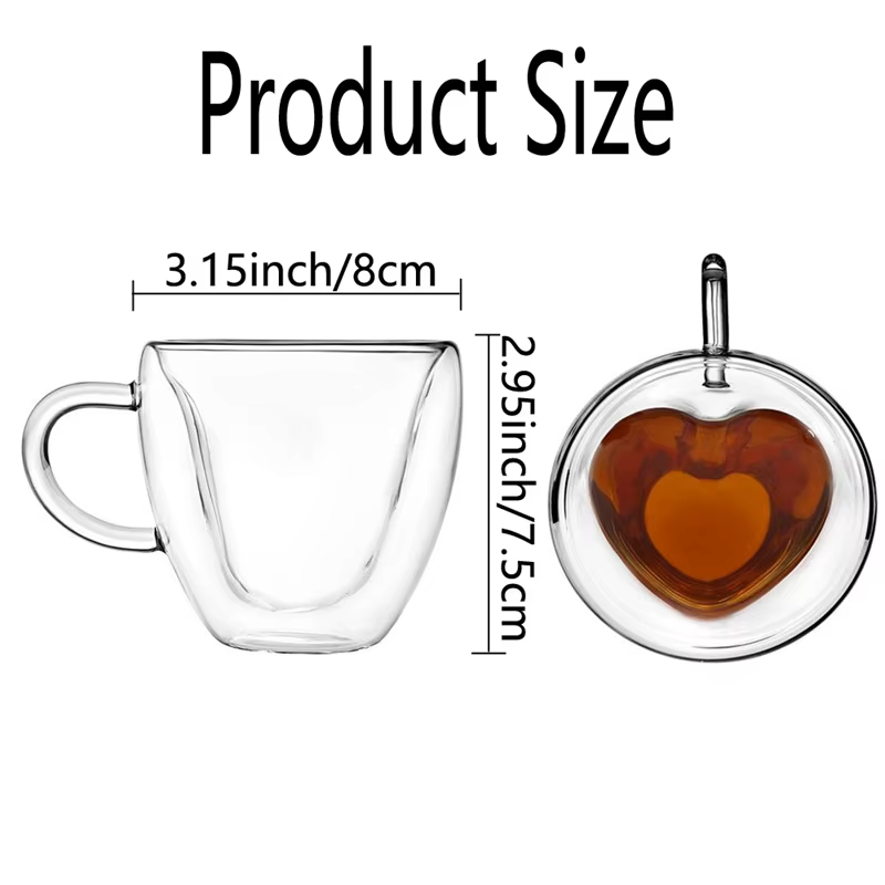 1/2 pièces coeur tasse Couple