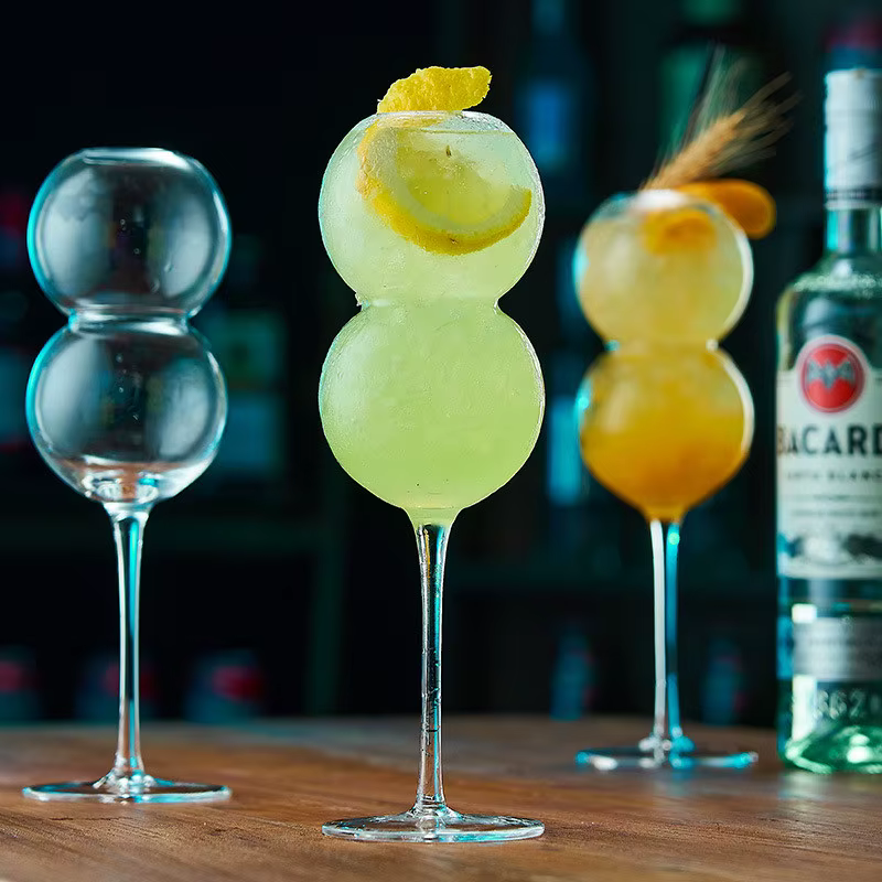 Verre à Cocktail boule à bulles