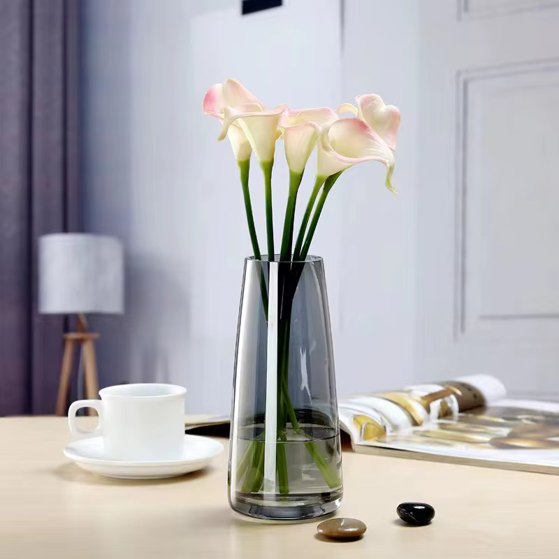 Vase en verre Transparent Aurora Illusion