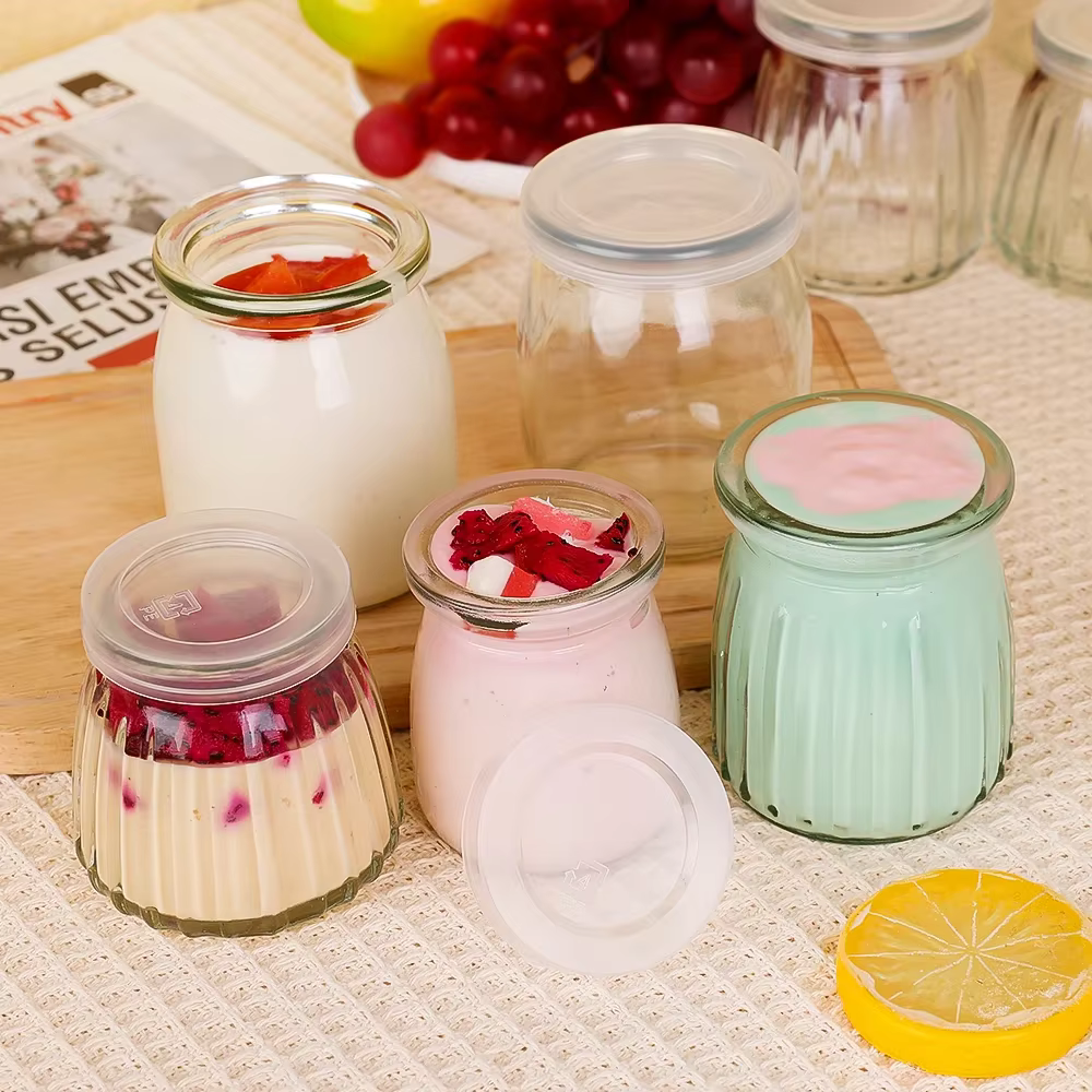 Mini pots à Pudding, bouteilles en verre de souhait mignonnes