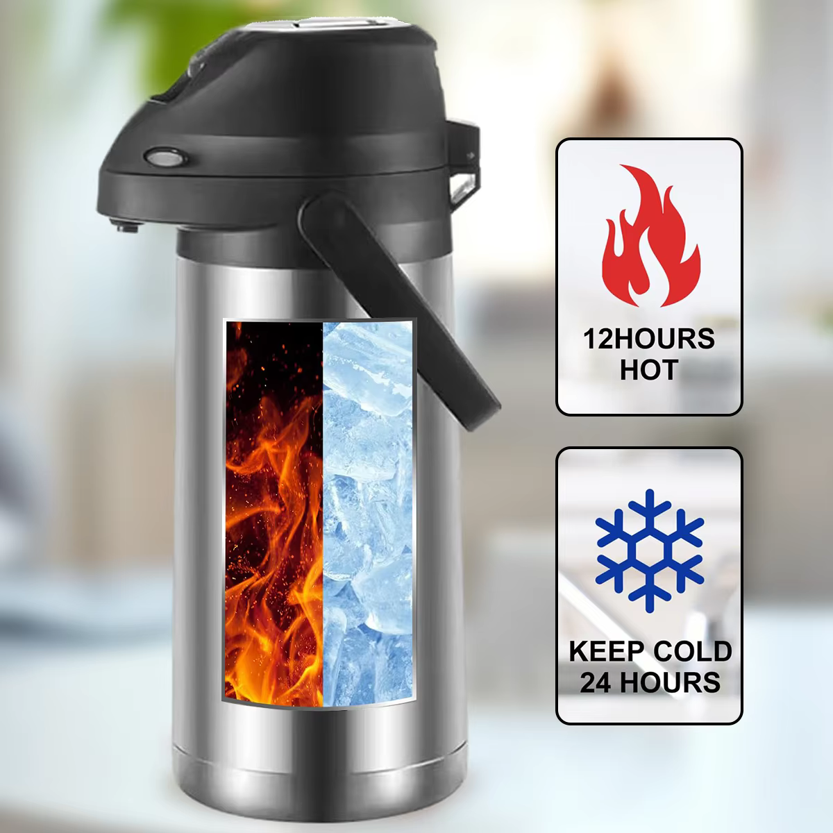 Leeseph – carafe à café avec pompe