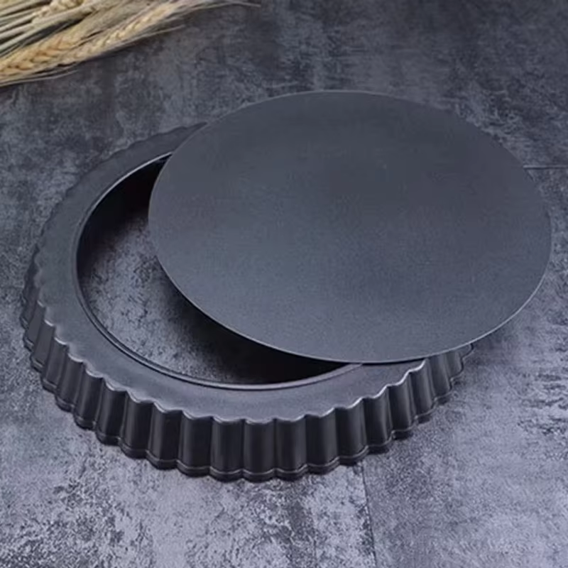 Plateau de cuisson rond à fond ample amovible