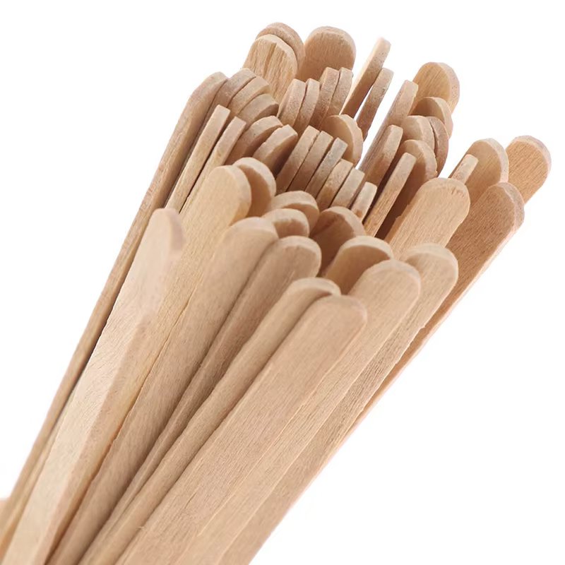 Agitateurs à café jetables en bois