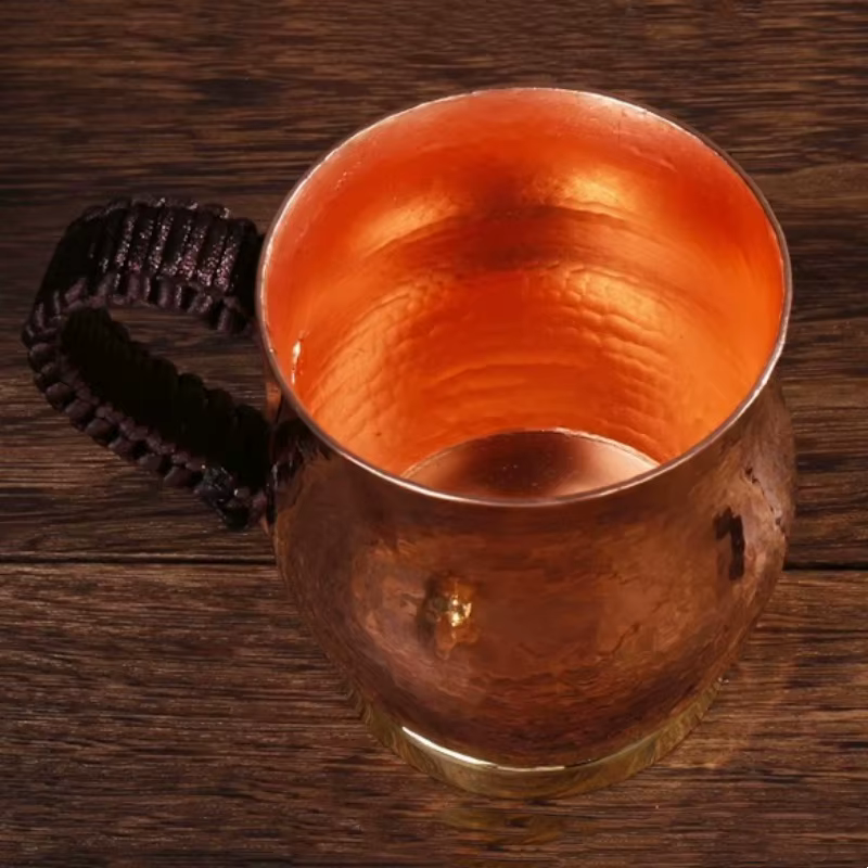 Tasse à café en cuivre Vintage