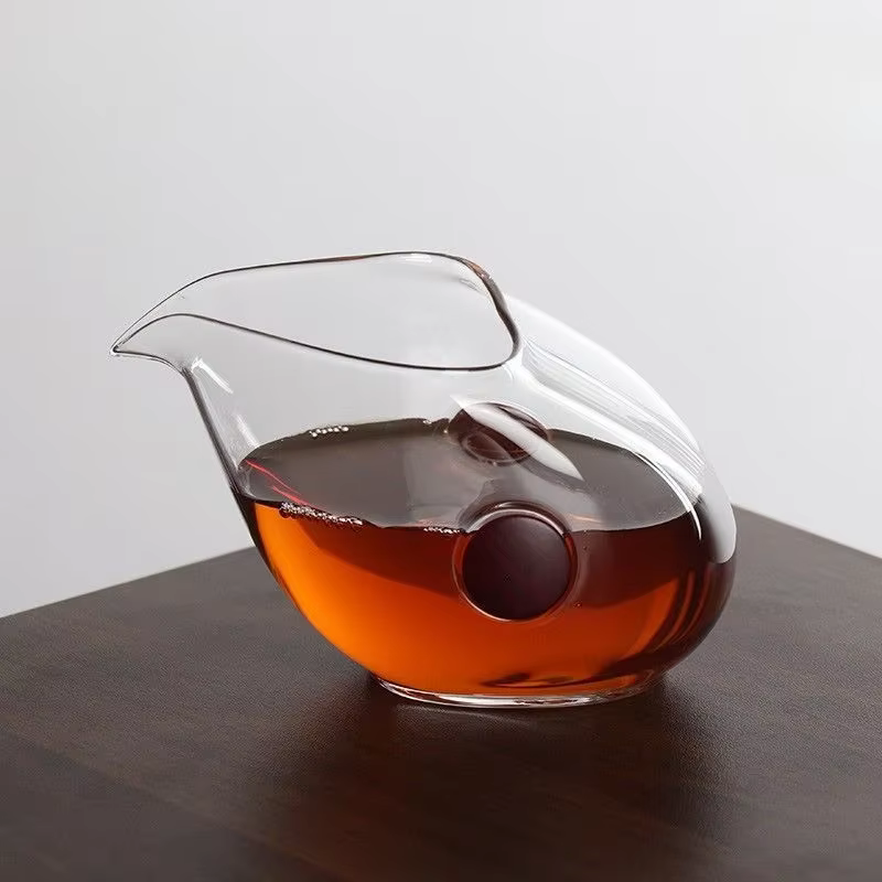 Distributeur de thé en verre à double oreille