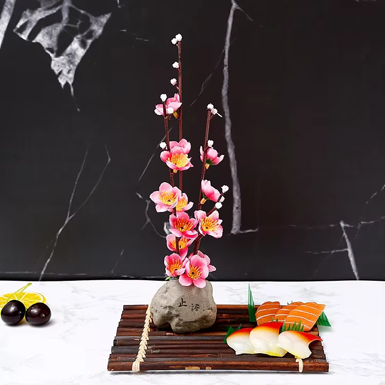 Plateau décoratif de fleurs