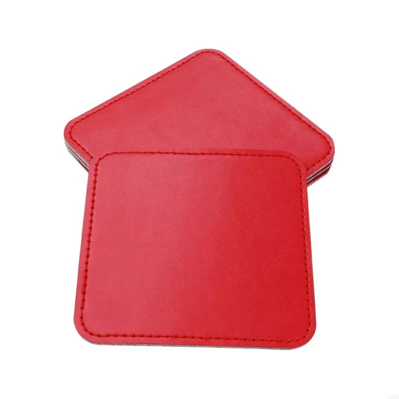 Sous-verres carrés en PU résistant à chaleur