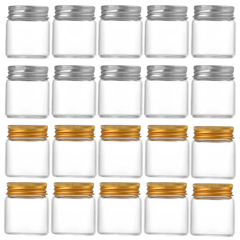 Petits pots en verre de 50ml