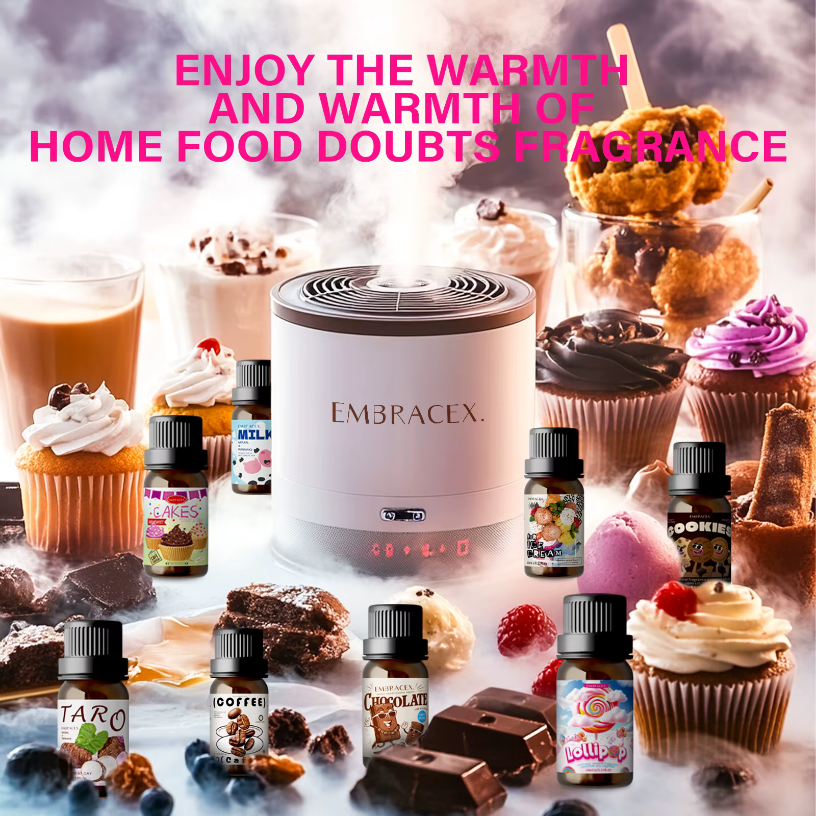 Huile essentielle de café et de biscuits, 10ml, parfum chaud et sucré, diffuseur de parfum pour la maison/la fabrication de bougies, cadeau spécial pour un ami