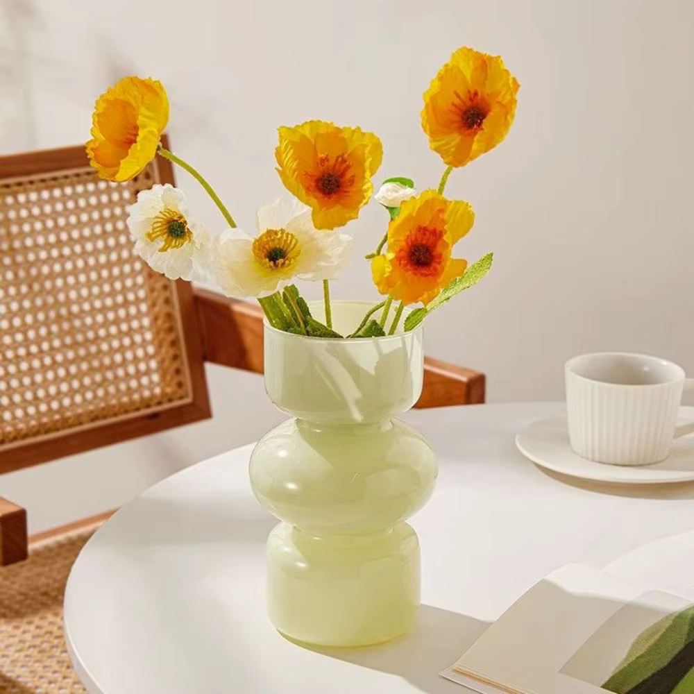 Vase en verre rétro européen