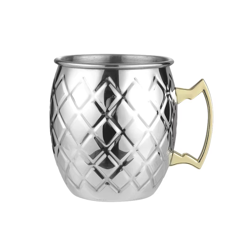 Tasse de mule de moscou en acier