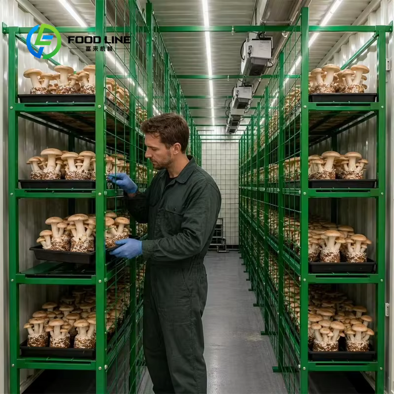 Système d'agriculture verticale en conteneur, culture hydroponique de la laitue, irrigation automatisée, agriculture intérieure, projet clé en main intelligent