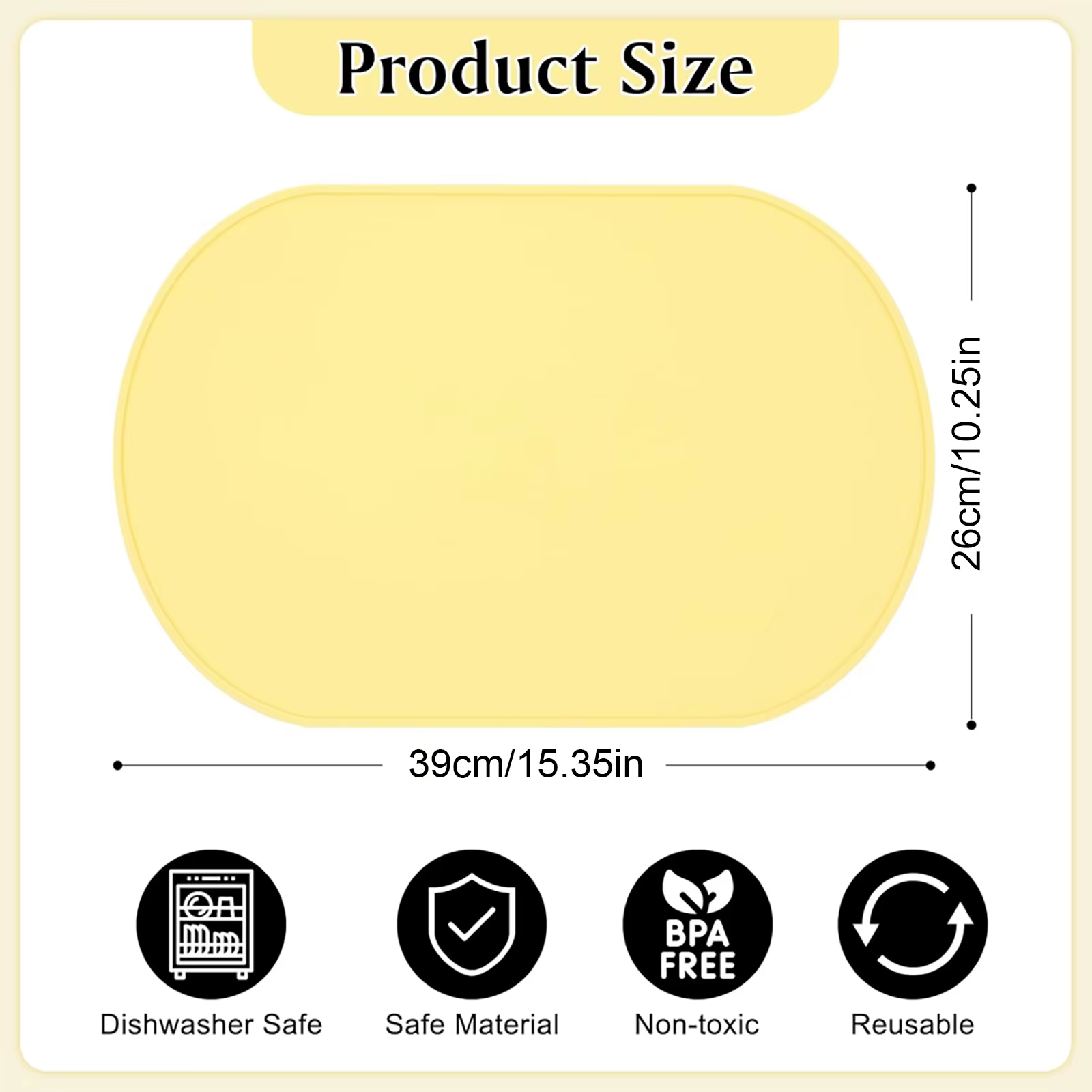 Sets de table en silicone
