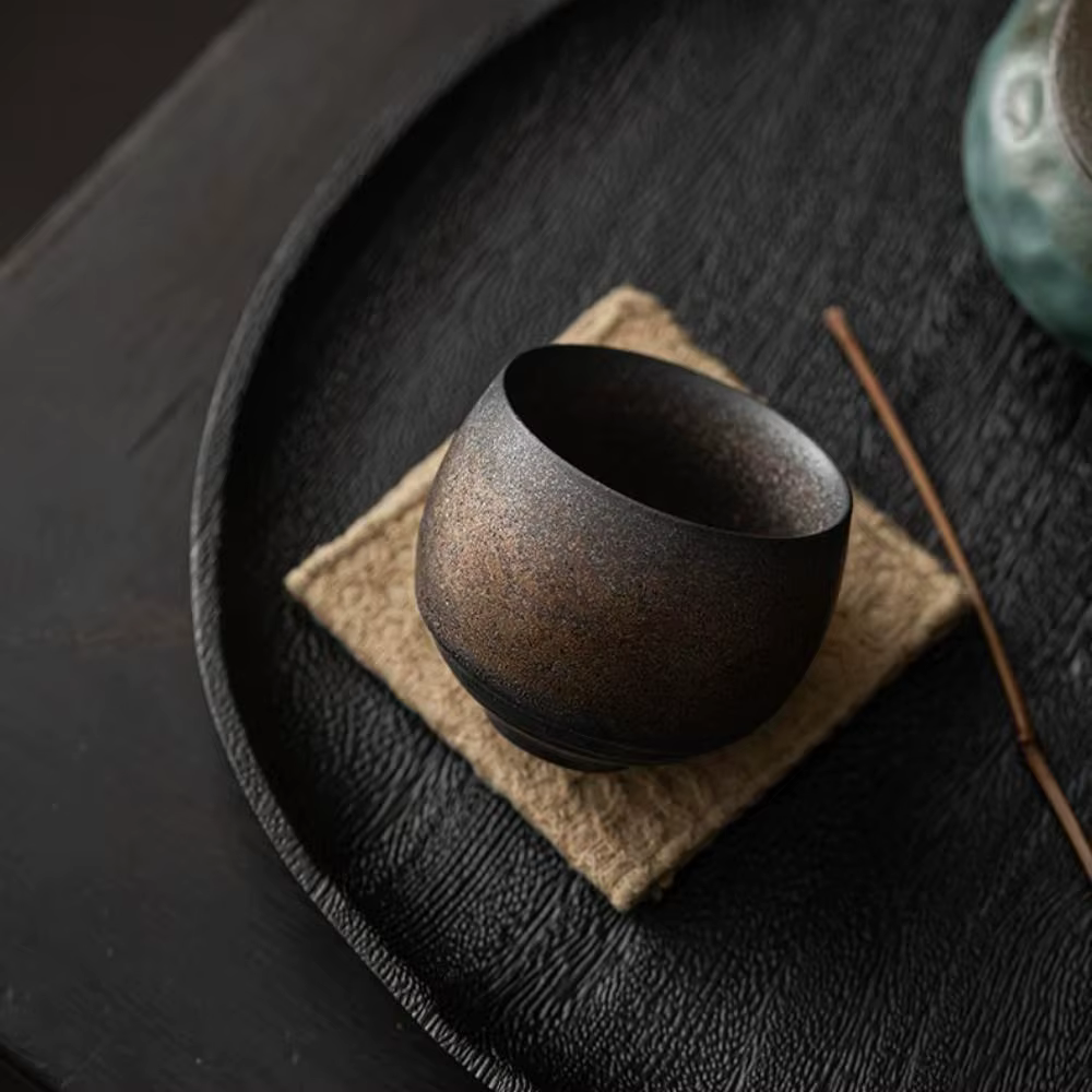 Tasse à thé en grès japonais