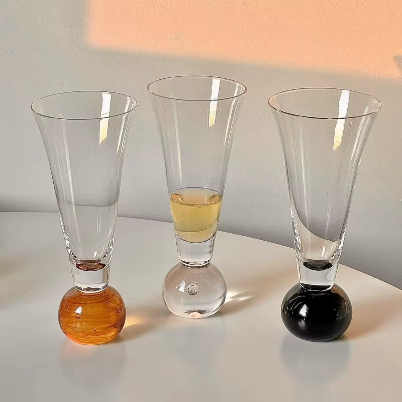 Verre à Champagne planète créative