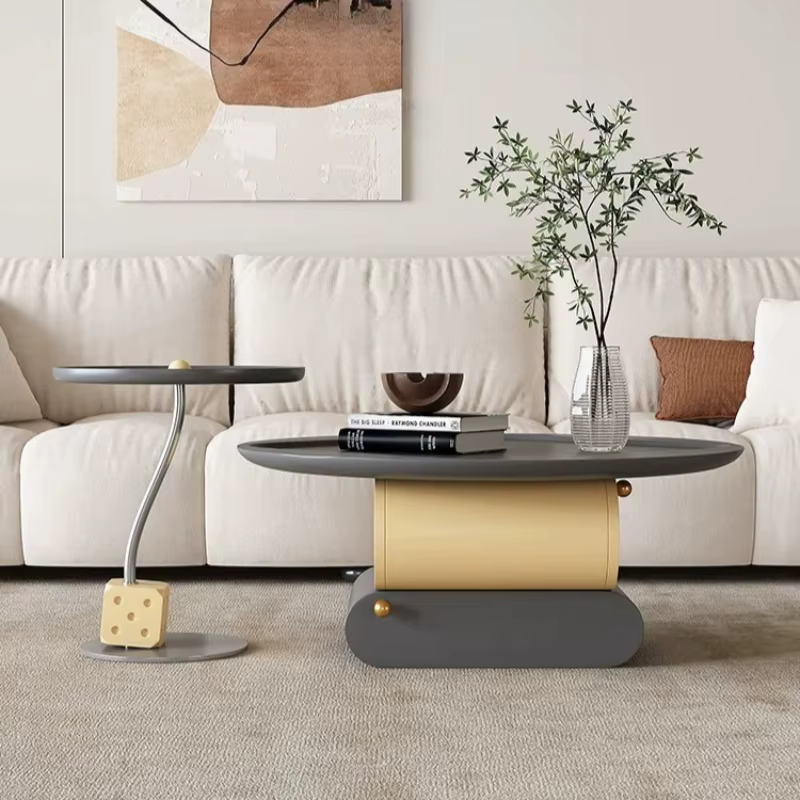 Table basse centrale élégante et moderne de luxe pour salon