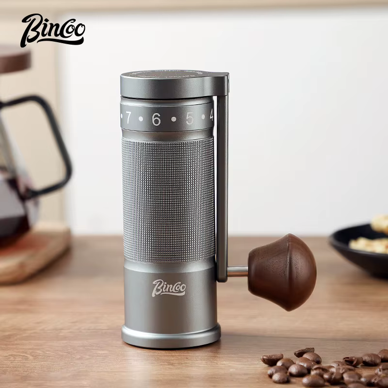 Bincoo moulin à grains de café manuel 420 acier inoxydable 6 étoiles noyau manivelle