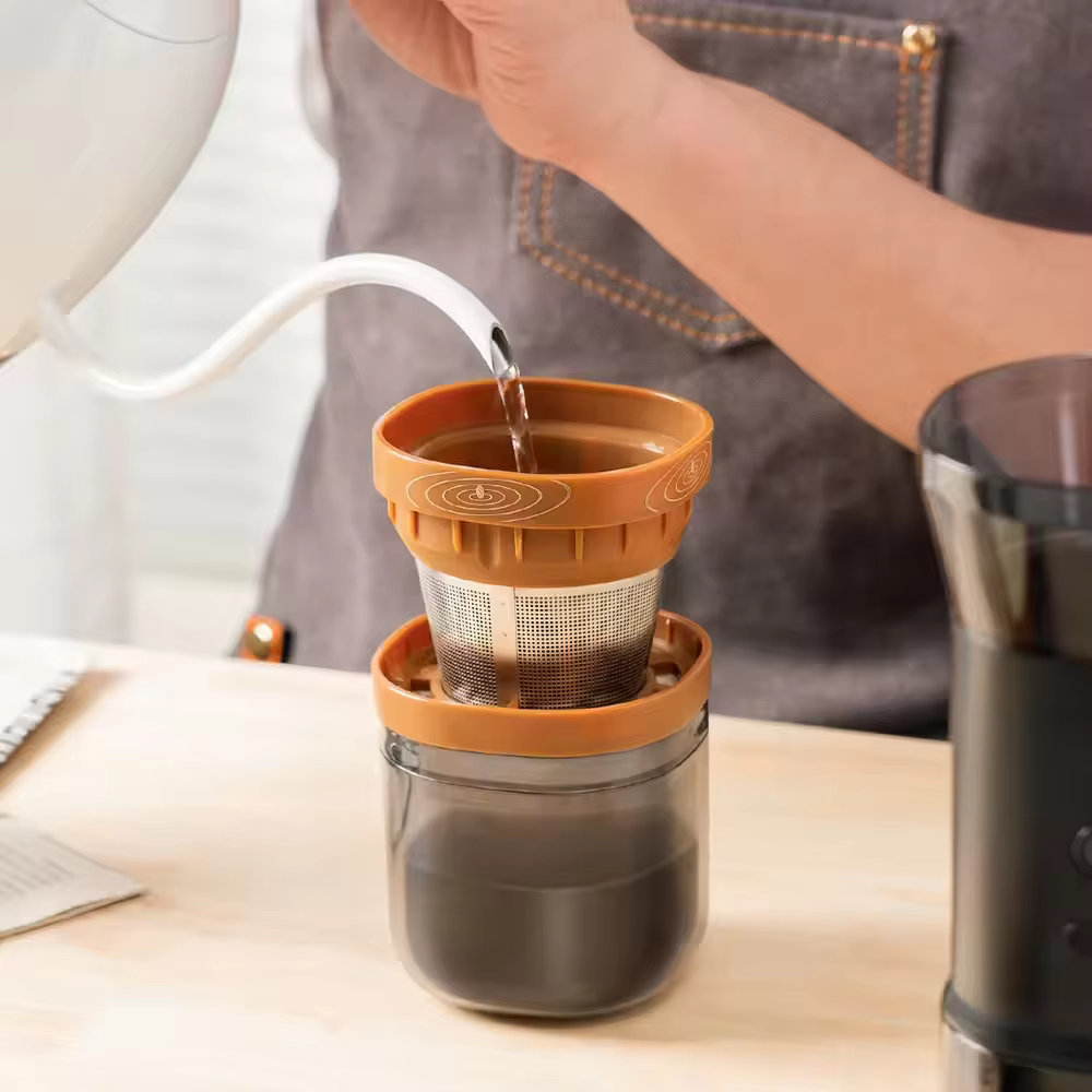 Moulin à café électrique portable en acier inoxydable
