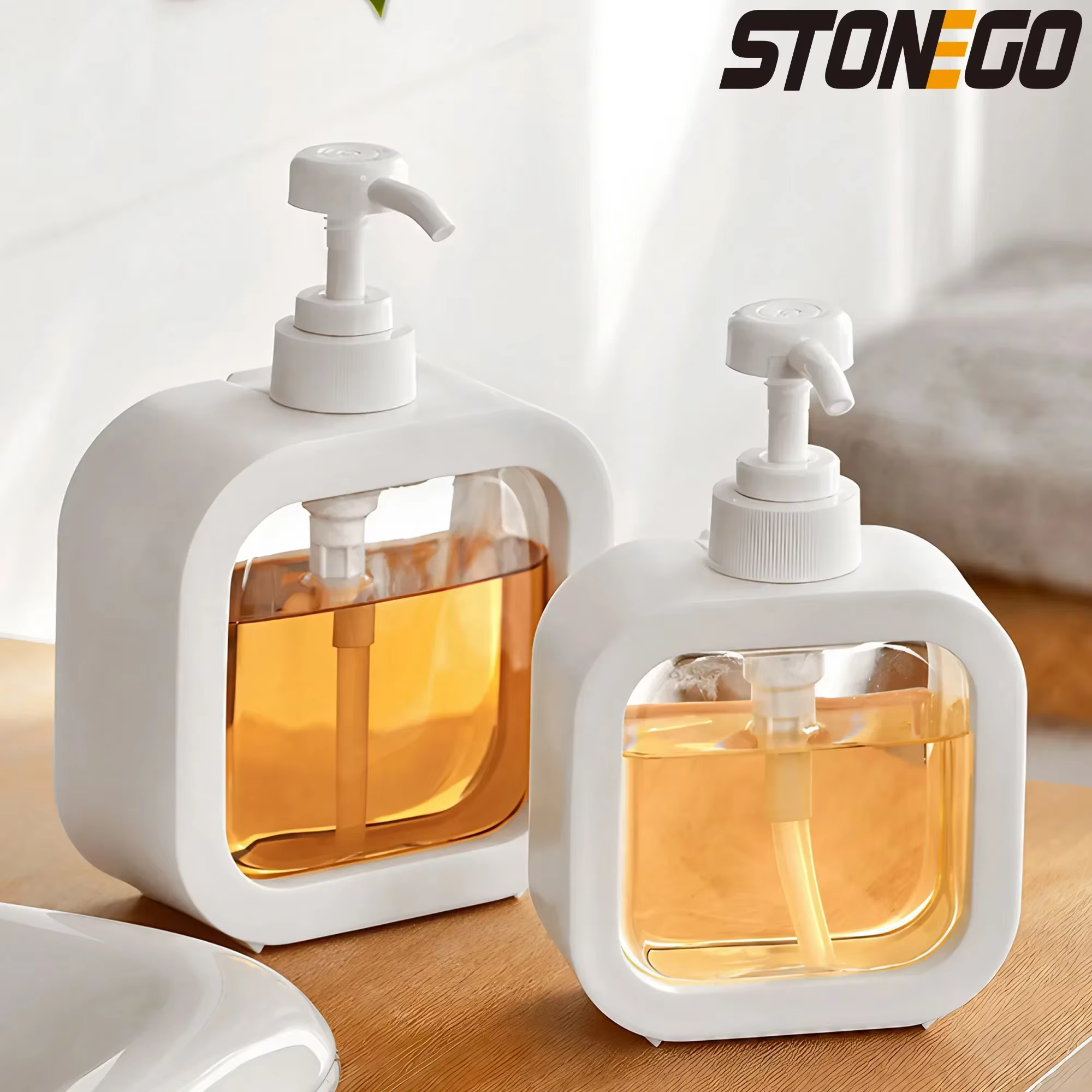 Bouteille rechargeable de grande capacité pour shampoing
