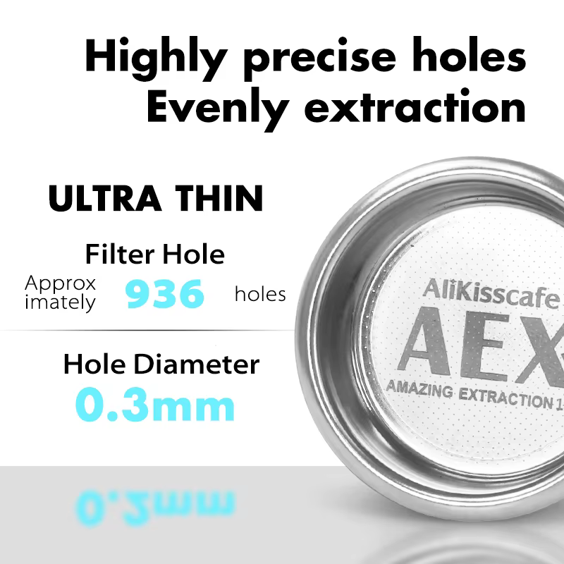 Porte-filtre à café AliKisscafe 58MM pour machine à expresso GAGGIA Classic Pro à bec unique