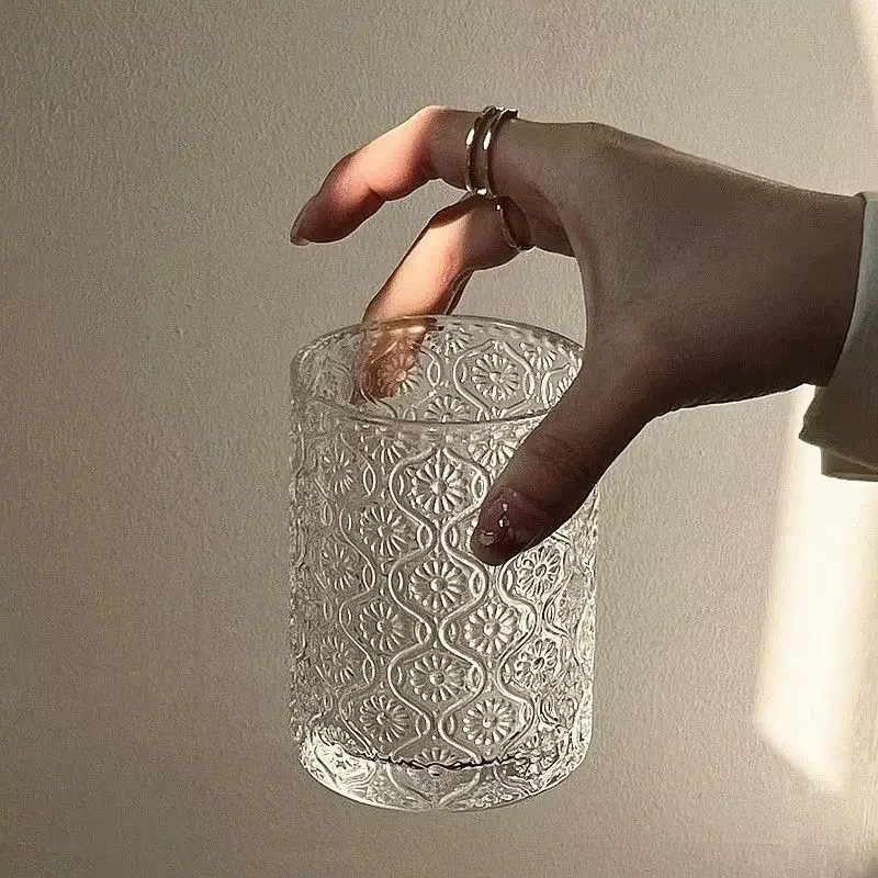 Ins Begonia Verre Sculpté Simple