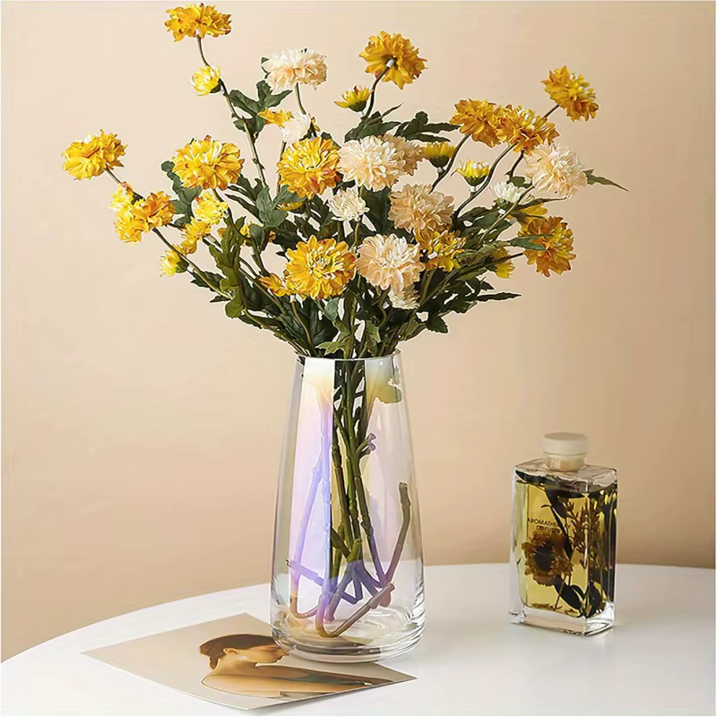 Vase en verre Transparent Aurora Illusion