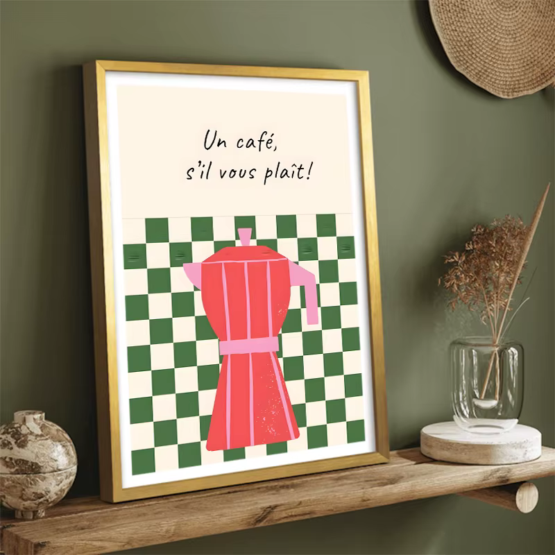Affiche de Club de café de Style bohémien