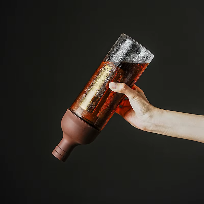 Cafetière à infusion froide en verre faite à la main pour la maison