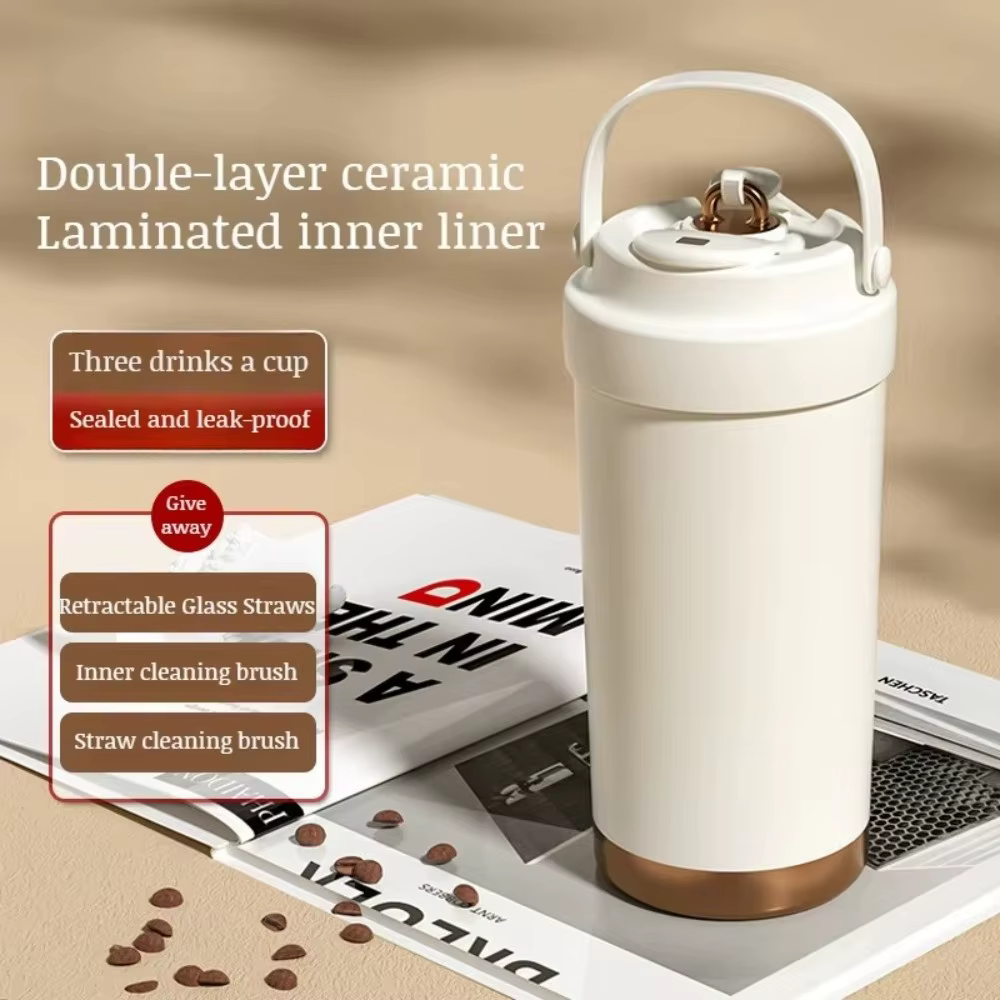 Mug de voyage 500 ml avec paille