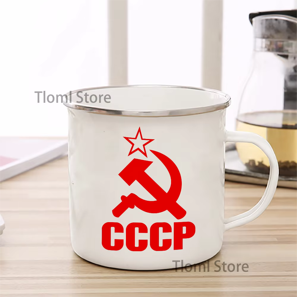 Tasse à café émaillée CCCP