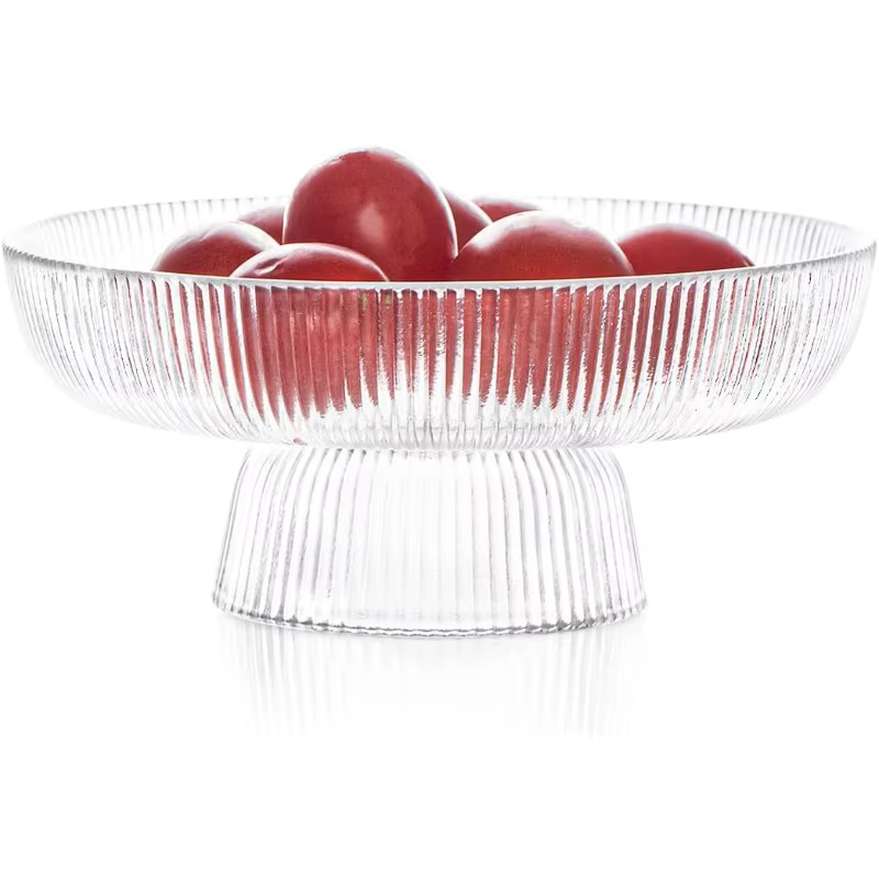 Bol à fruits en verre élégant