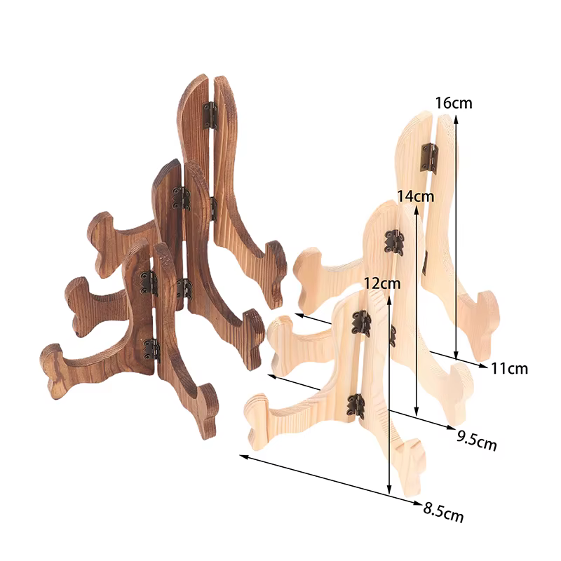 Support assiette thé gâteau plat présentoir pliable