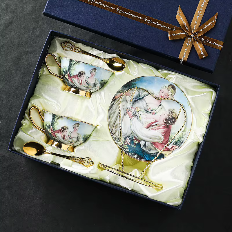 Service à thé en porcelaine de luxe