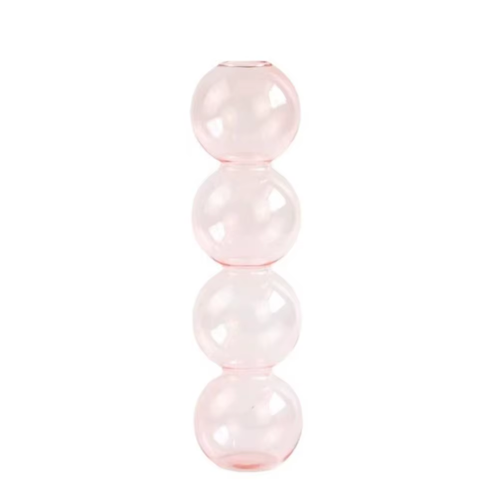 Vase en verre romantique
