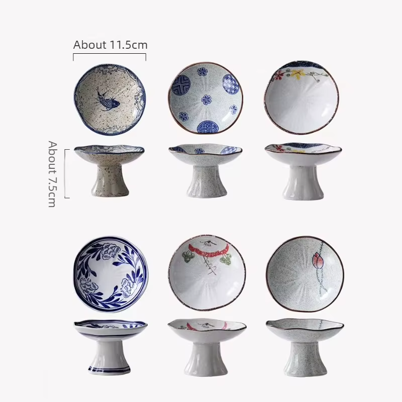 Nouvelle assiette haute pour dessert chinois