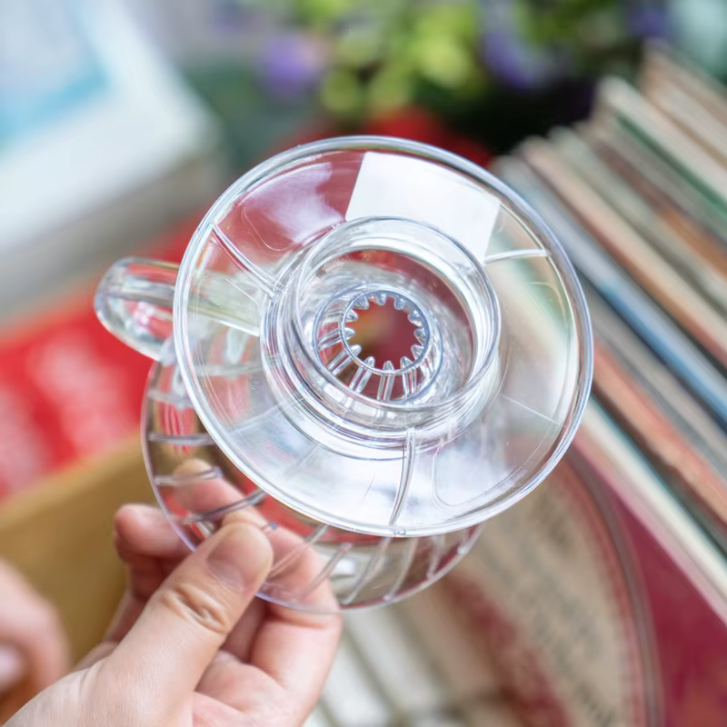 Filtre à café réutilisable en résine pour cafetière à filtre, compatible avec les tasses de barista 1-2 tasses/1-4 tasses, entonnoir de préparation, matelas, avion, forêt, cadeau, retour